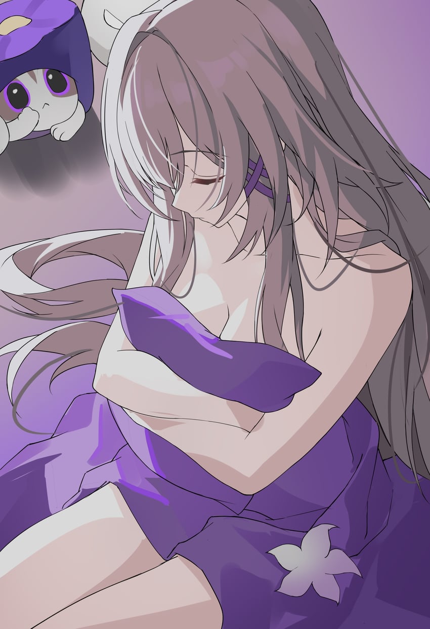 herta and the herta (honkai and 1 more) drawn by evzeva