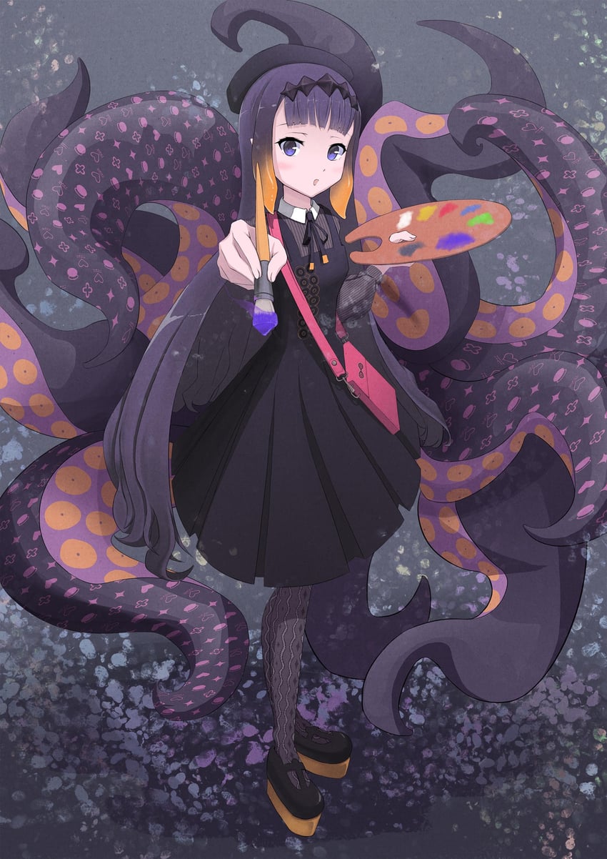 ninomae ina'nis (hololive and 1 more) drawn by to9643