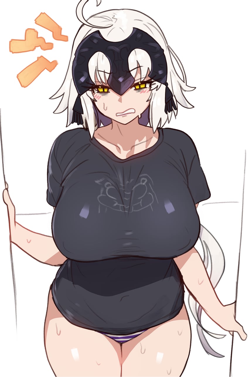 jeanne d'arc alter (fate and 1 more) drawn by ebora