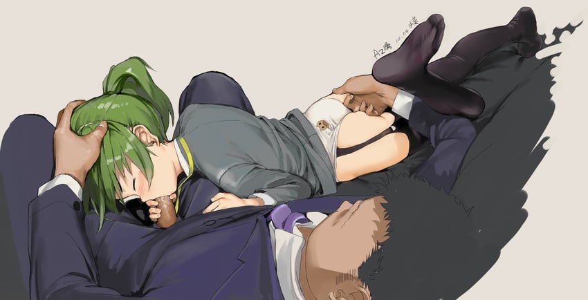 igarashi futaba and takeda harumi (senpai ga uzai kouhai no hanashi) drawn by zhongye_yu