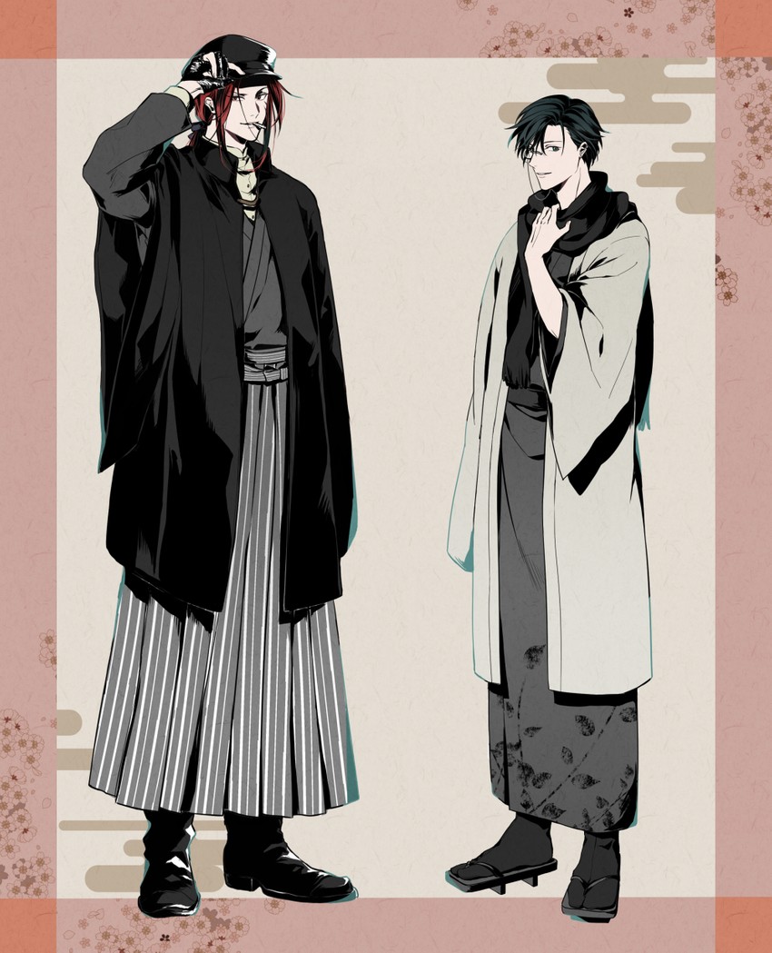 cho hakkai and sha gojou (saiyuki) drawn by mochiko_(zy)