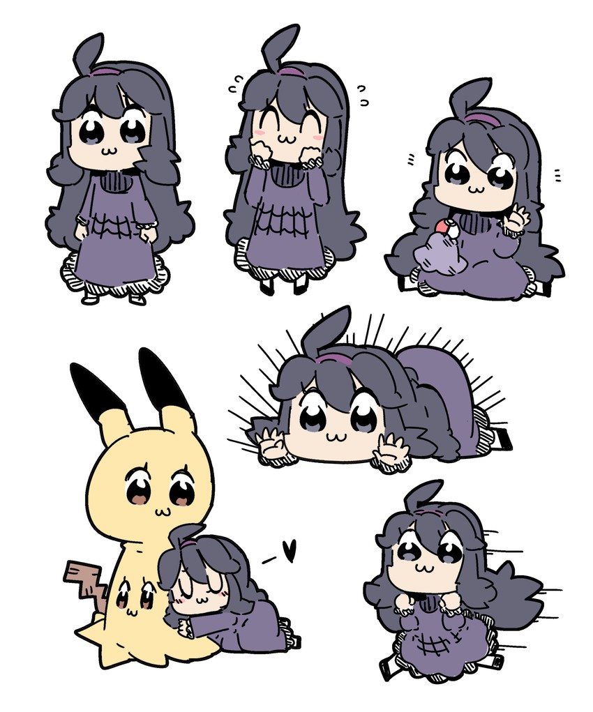 hex maniac and mimikyu (pokemon and 2 more) drawn by tazonotanbo
