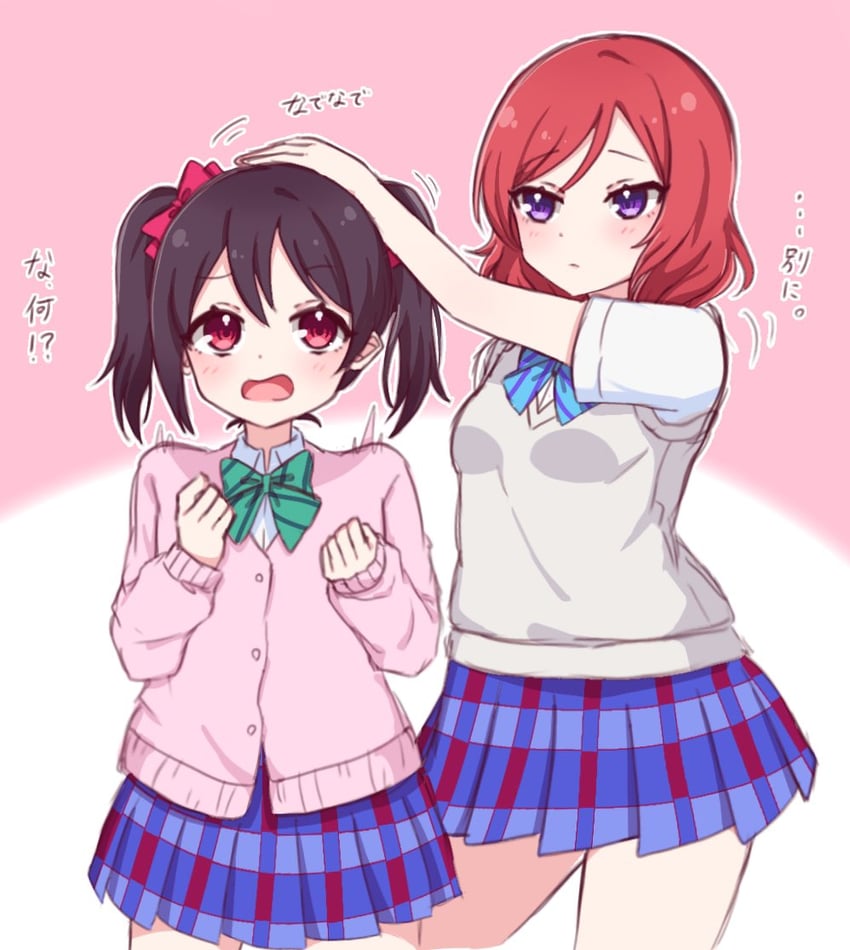 nishikino maki and yazawa nico (love live! and 1 more) drawn by ozawasan0930