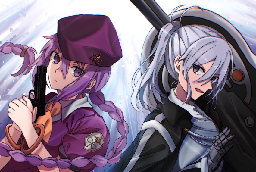 sion eltnam, sion eltnam atlasia, and riesbyfe stridberg (tsukihime and 1 more) drawn by pikaremon