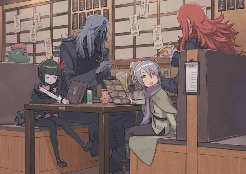 dark precure, olivier, professor sabaku, baron salamander, and dune (precure and 1 more) drawn by kuroboshi_kouhaku