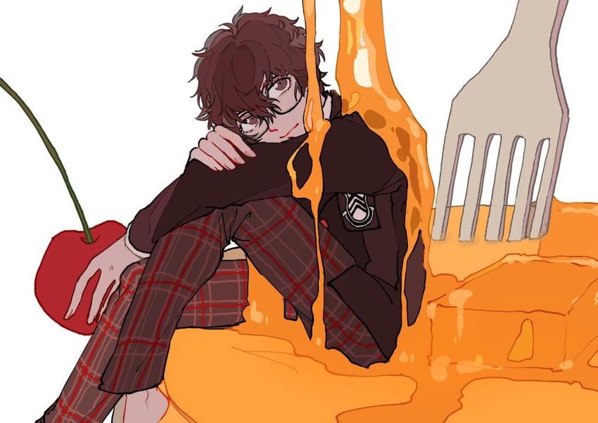 amamiya ren (persona and 1 more) drawn by shenhaihua