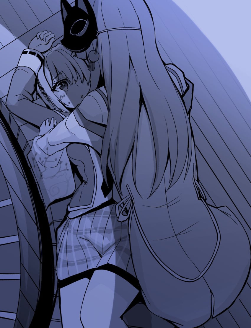 kayamori ruka and kiryuu miya (heaven burns red) drawn by kenpi_(hs-totyu)
