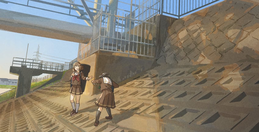 oumae kumiko and hisaishi kanade (hibike! euphonium) drawn by fuyuhino