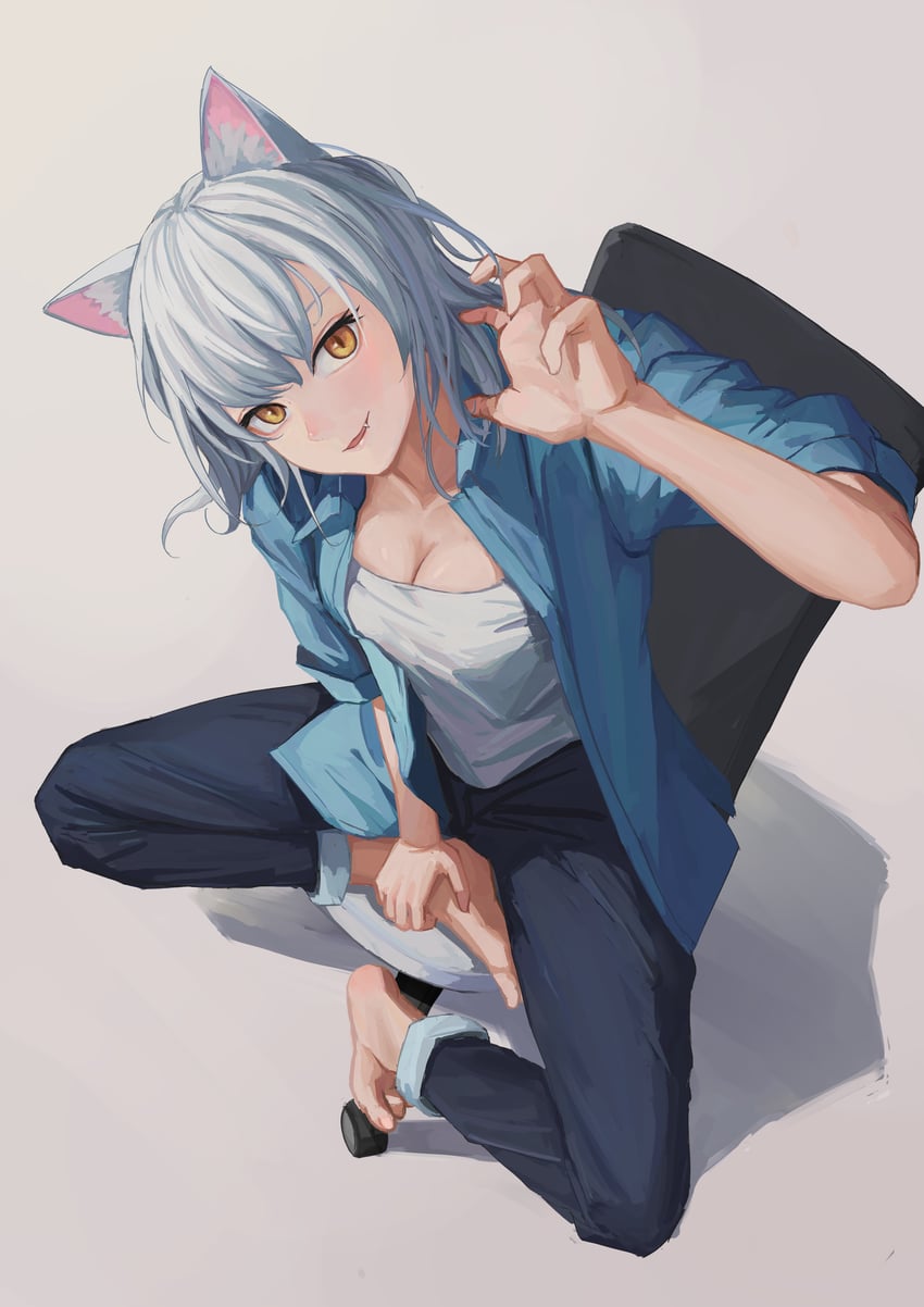 hanekawa tsubasa and black hanekawa (monogatari and 1 more) drawn by nemo_ringo