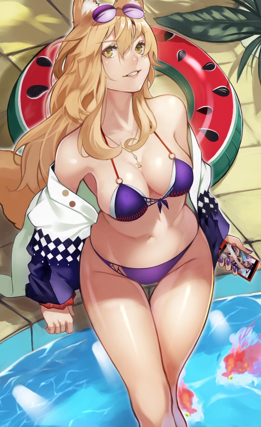 murasaki shikibu and suzuka gozen (fate and 1 more) drawn by yoshio_(55level)