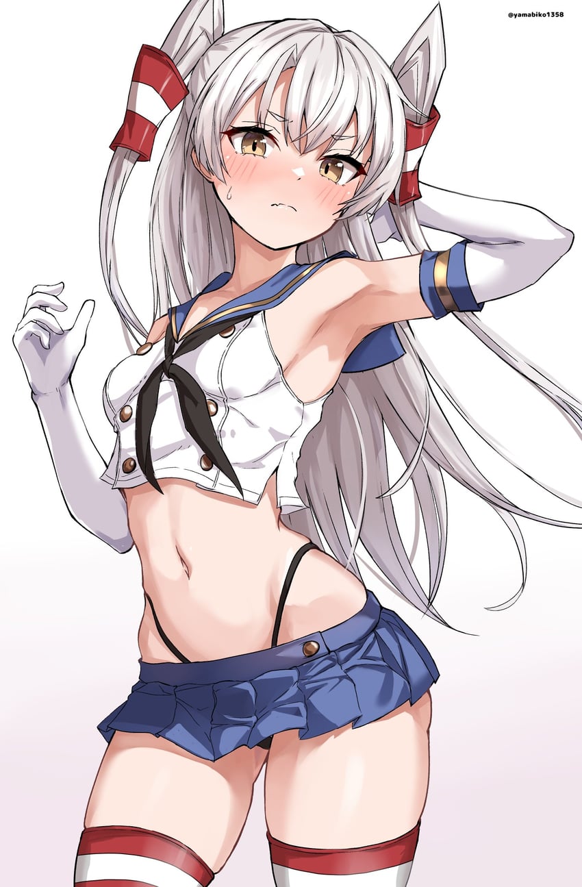 shimakaze and amatsukaze (kantai collection) drawn by mizuki_(uzuki_no_sato)