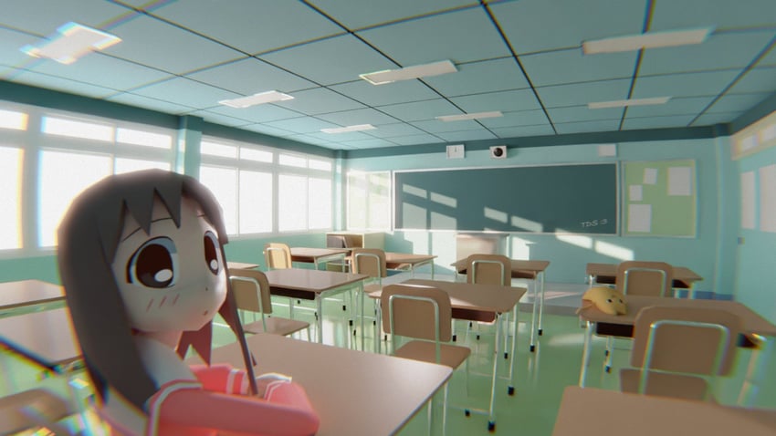 kasuga ayumu and mihama chiyo's father (azumanga daioh) drawn by tds_700