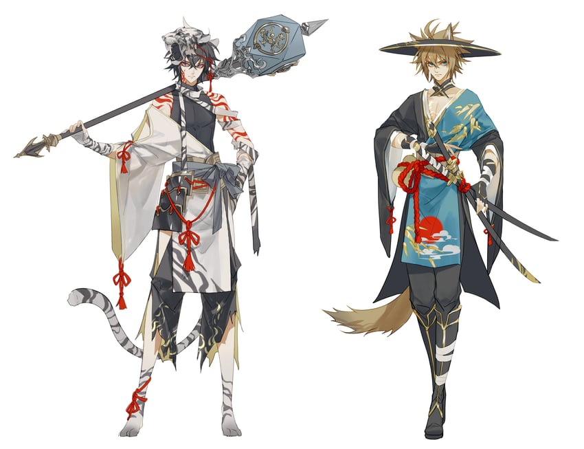 ray and anmicius (aotu world) drawn by jiujiangzi_benren