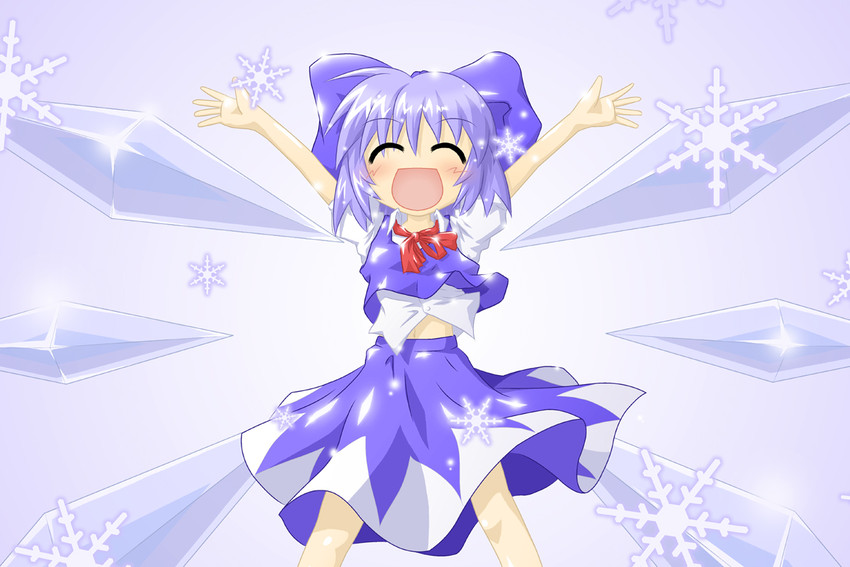 cirno (touhou) drawn by meitou_muku