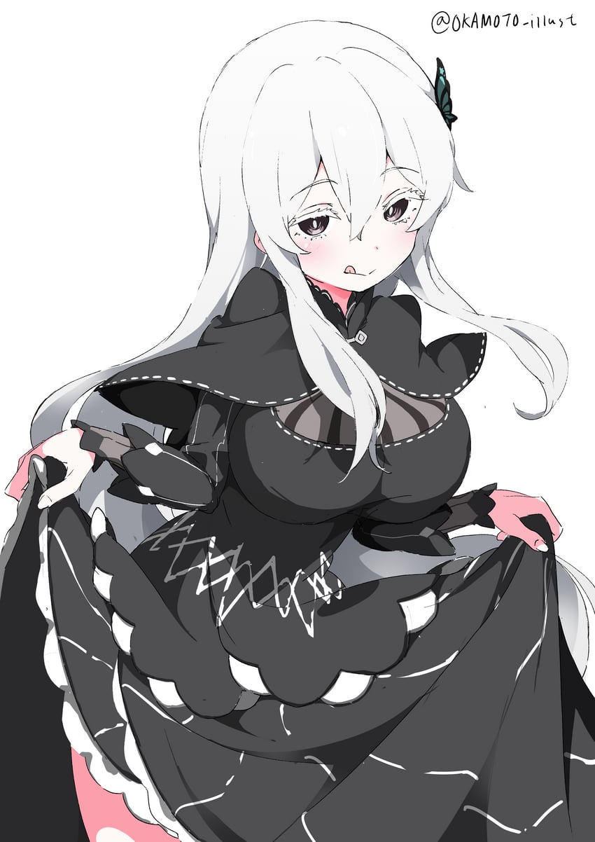 echidna (re:zero kara hajimeru isekai seikatsu) drawn by white_gorilla_(okamoto)