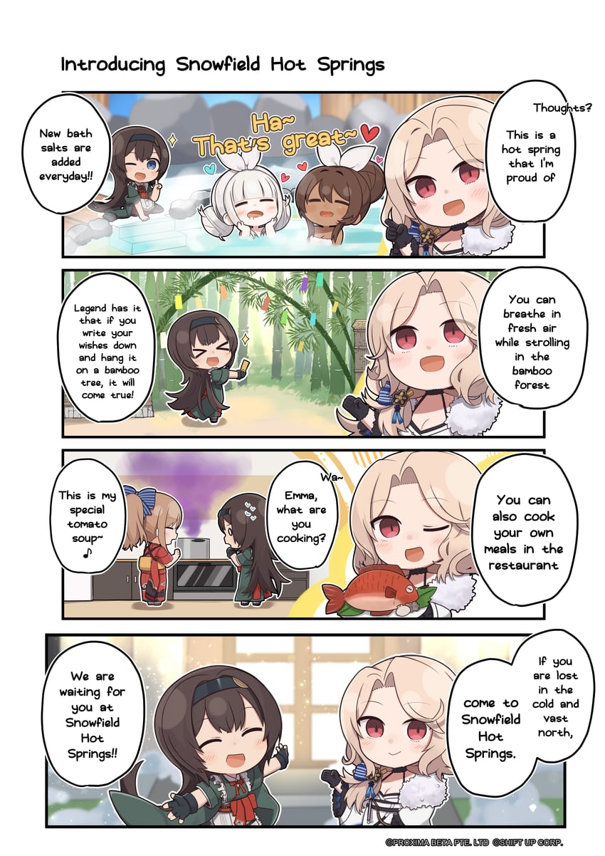 noir, blanc, ludmilla, emma, and mica (goddess of victory: nikke) drawn by totatokeke