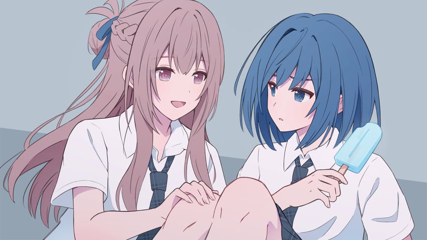 miyagi shiori and sendai hazuki (shuuniichido classmate wo kau hanashi) drawn by novi_visual