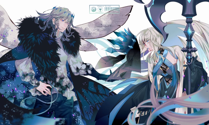 morgan le fay and oberon (fate and 1 more) drawn by s25210