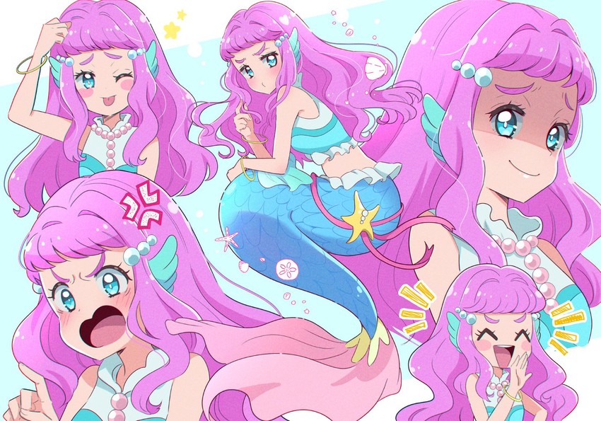 laura la mer (precure and 1 more) drawn by juugoya_neko