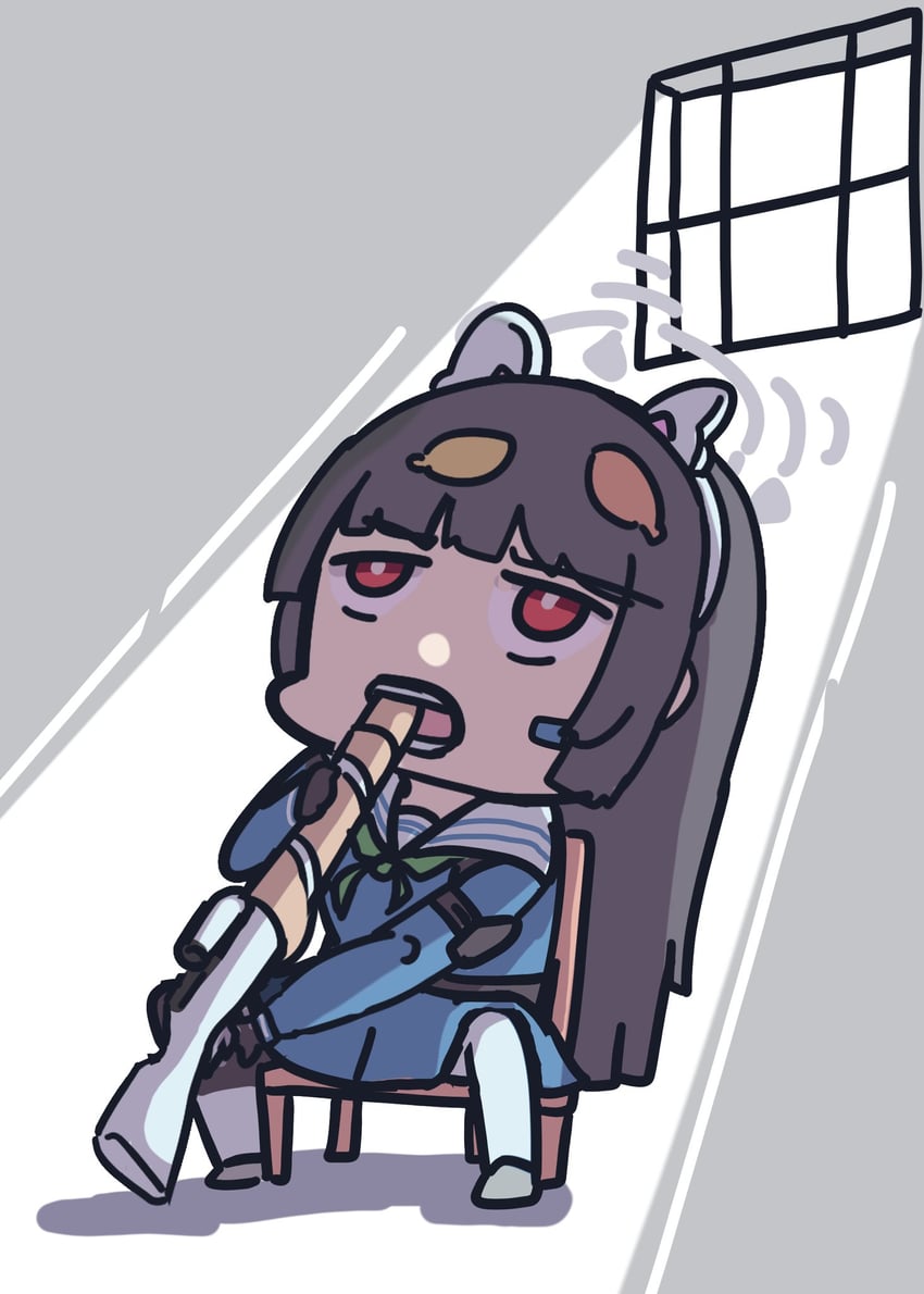 miyu (blue archive and 1 more) drawn by omurainu