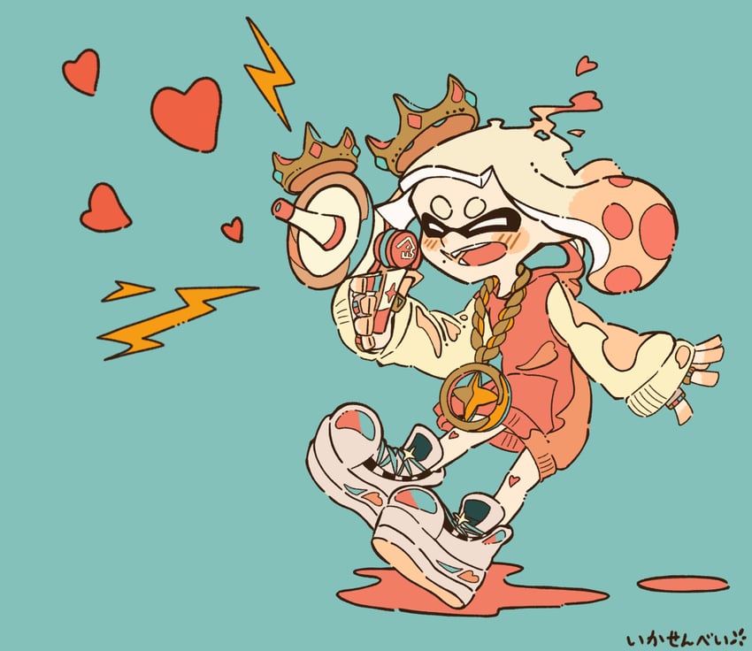pearl (splatoon and 1 more) drawn by ikasenbei_414