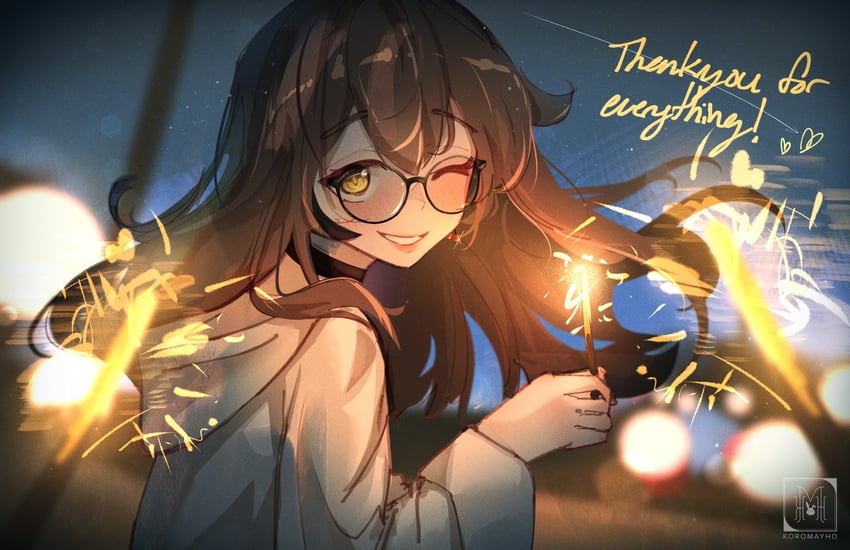 nanashi mumei (hololive and 1 more) drawn by koromay_ho