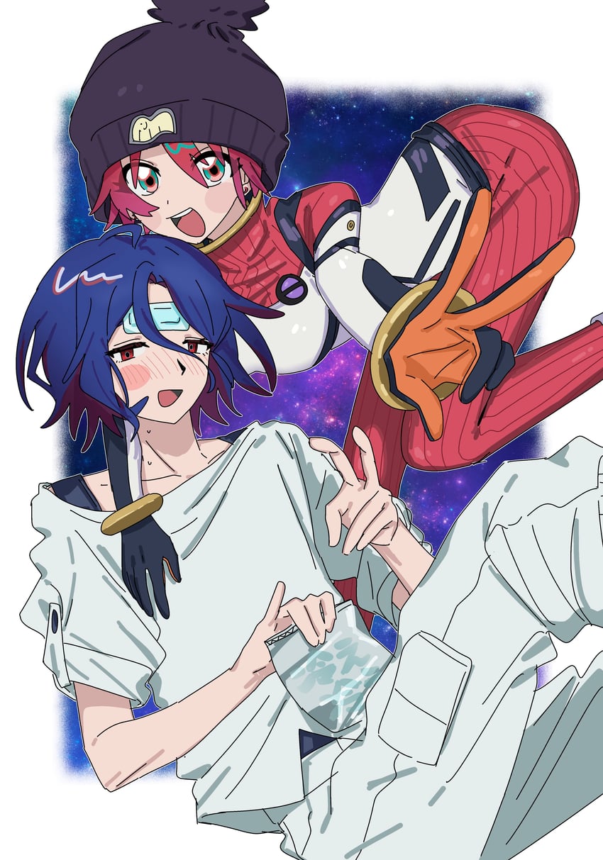 amate yuzuriha and shuji ito (gundam and 1 more) drawn by s2syu1s2