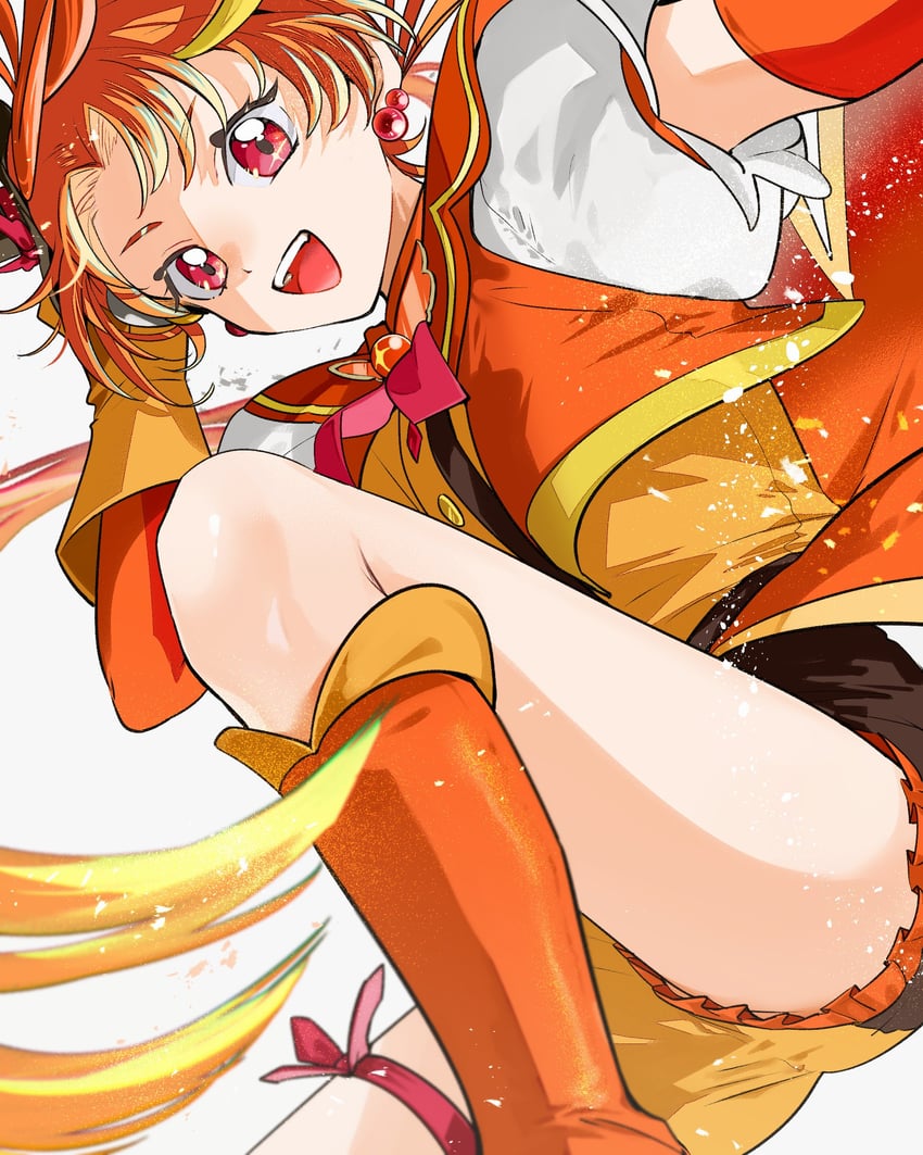 yuunagi tsubasa and cure wing (precure and 1 more) drawn by asako_(itiba)