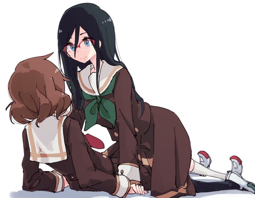 oumae kumiko and tanaka asuka (hibike! euphonium) drawn by shiroshi_(denpa_eshidan)