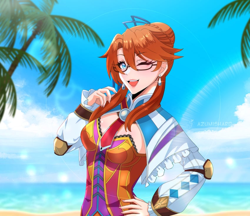 laxia von roswell (ys and 1 more) drawn by azumishard