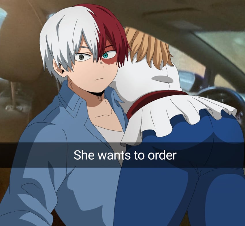 todoroki shoto and utsushimi kemii (boku no hero academia)