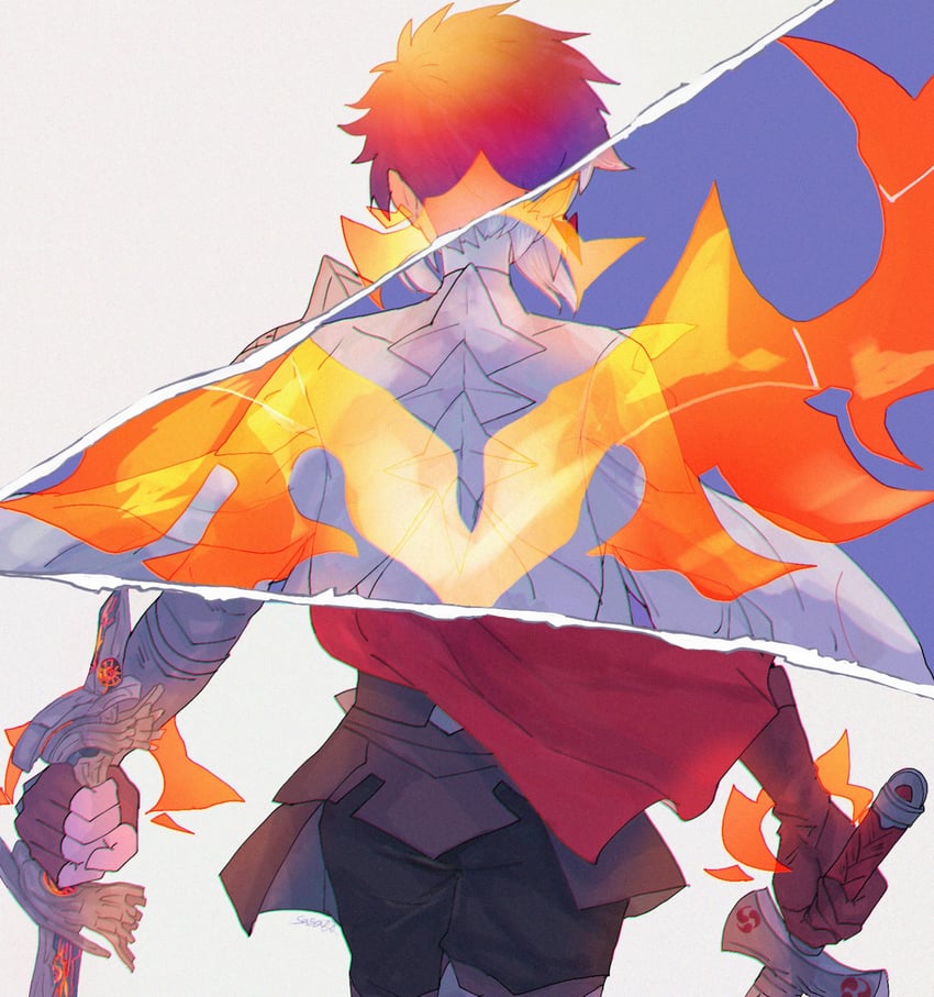 arval and male shez (fire emblem and 2 more) drawn by sasaki_(dkenpisss)