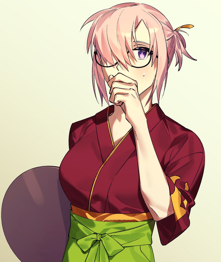 mash kyrielight (fate and 1 more) drawn by kunka_(keungka)