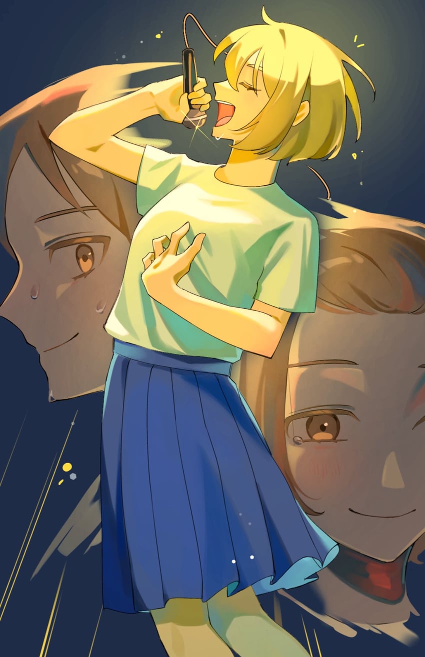 nitta tamaki, kida taishi, and sakaguchi kaho (futsuu no keion-bu) drawn by renren_9240