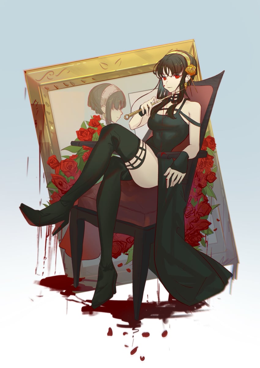 yor briar (spy x family) drawn by naoel_(naoel_art)