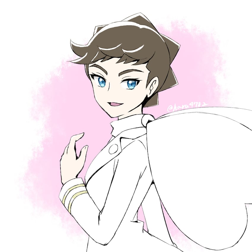 diantha (pokemon and 1 more) drawn by haru_(haru4782)
