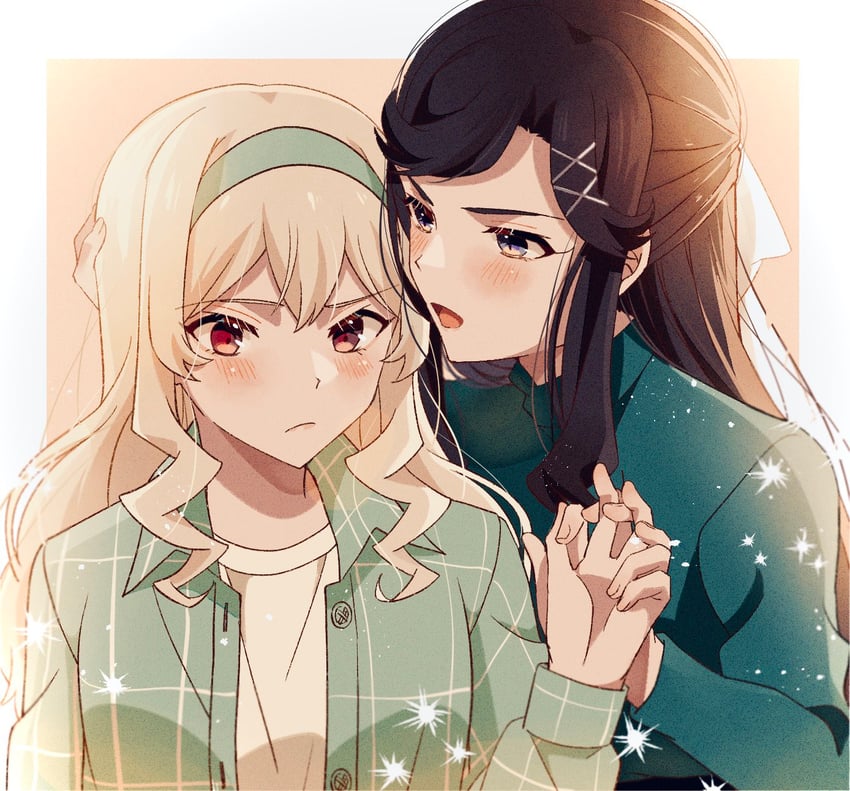 saijou claudine and tendou maya (shoujo kageki revue starlight) drawn by nijiko_(c2cs4q)