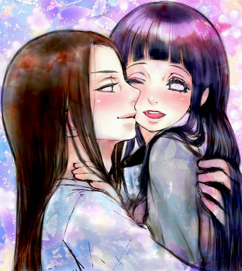 hyuuga hinata and hyuuga neji (naruto and 1 more) drawn by unyo_(neji-hina)
