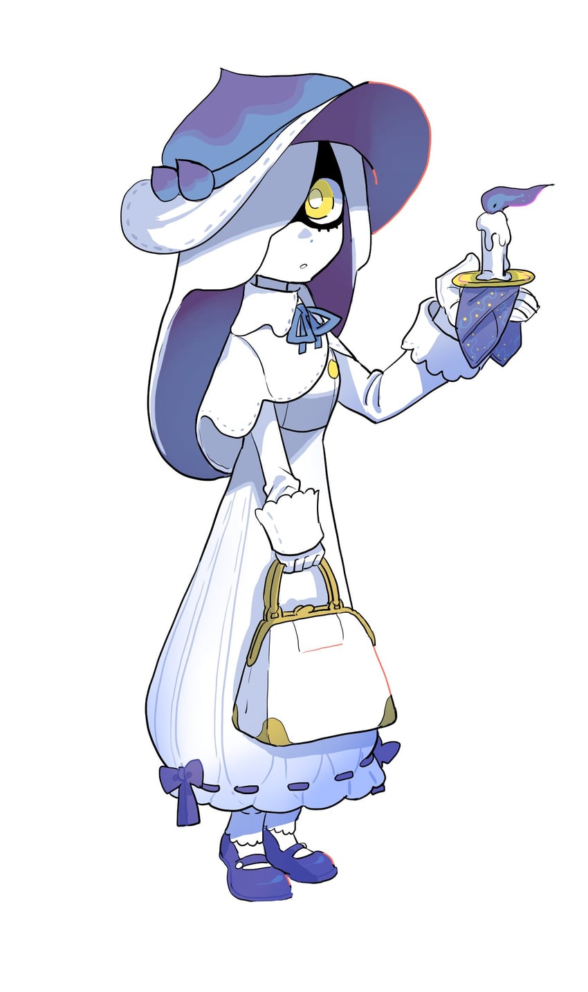 litwick (pokemon) drawn by dancho_no_mori and sentaronao