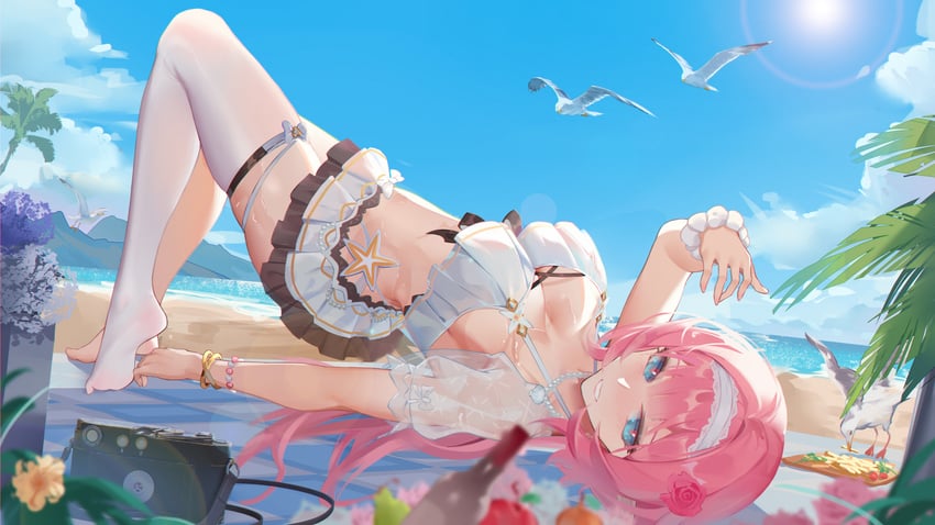 elysia (honkai and 1 more) drawn by comet-c
