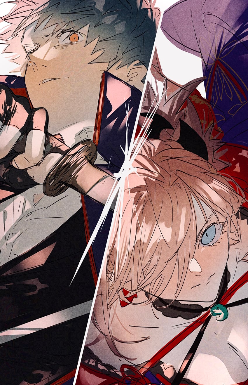 miyamoto musashi and saitou hajime (fate and 1 more) drawn by nasubi_illust