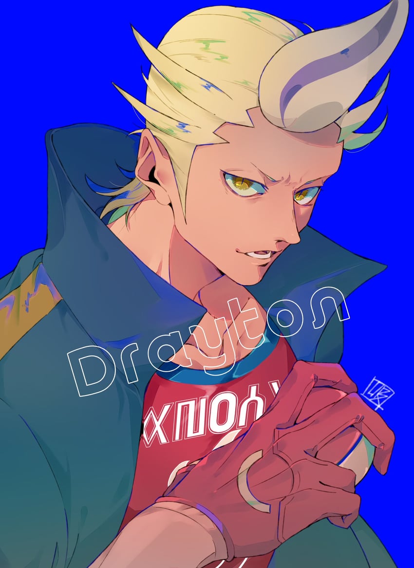 drayton (pokemon and 1 more) drawn by omaega_osi