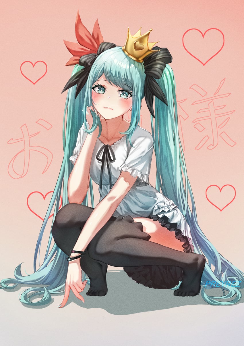 hatsune miku (vocaloid and 2 more) drawn by axis_pr