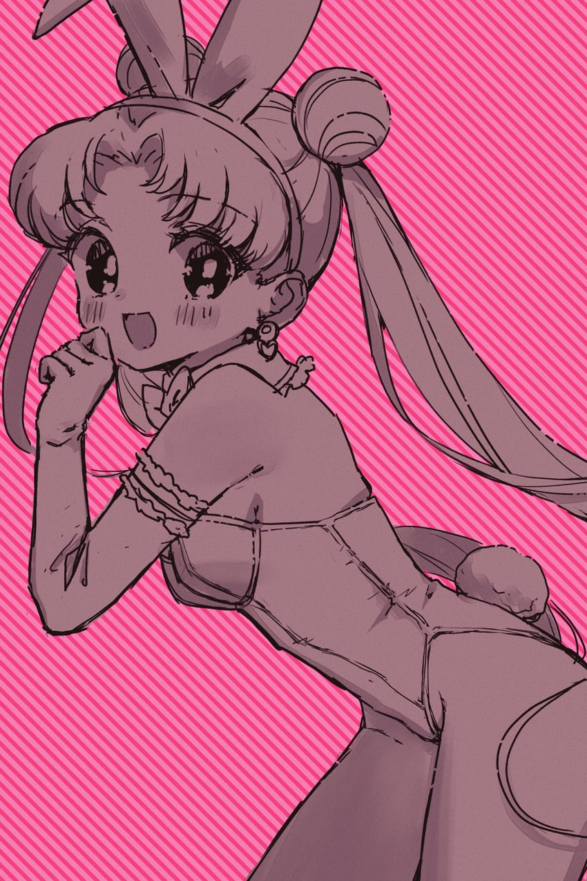 tsukino usagi and sailor moon (bishoujo senshi sailor moon) drawn by yyemoyy