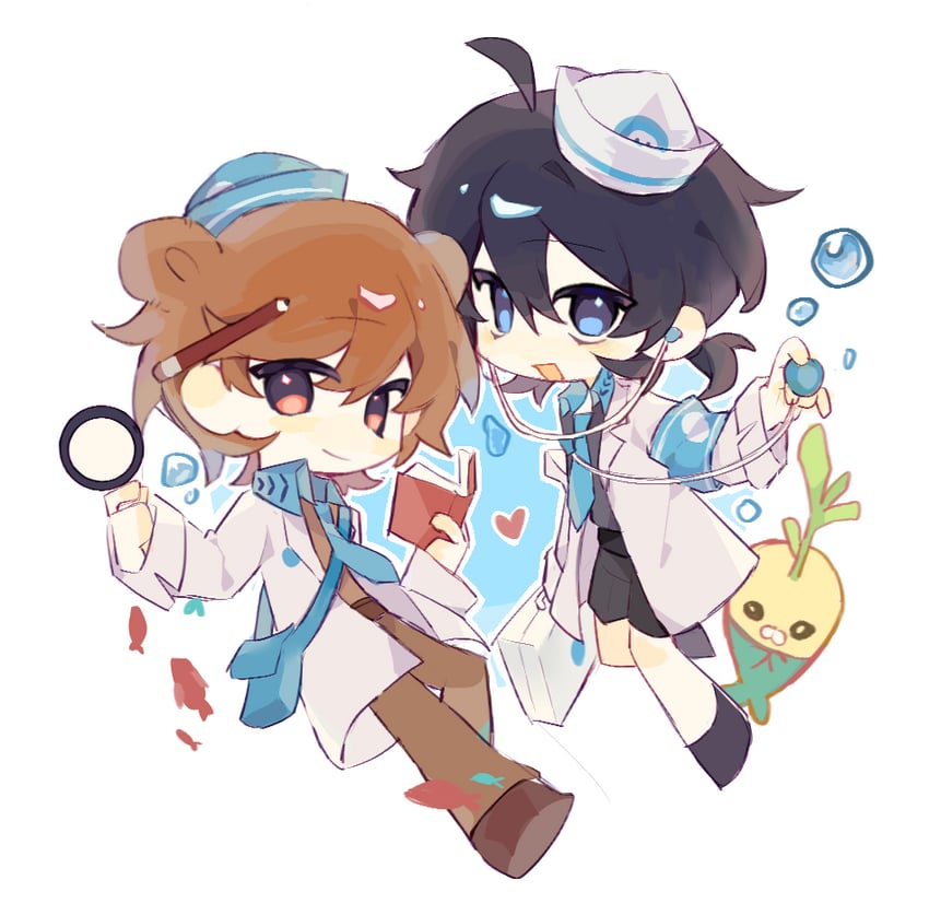 peso, tunip the vegimal, and shellington (the octonauts) drawn by huagao_nugong