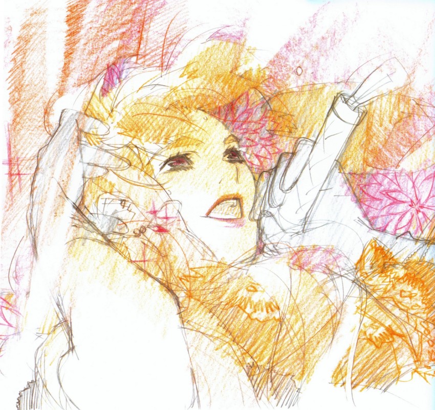 sheryl nome (macross and 1 more) drawn by ebata_risa