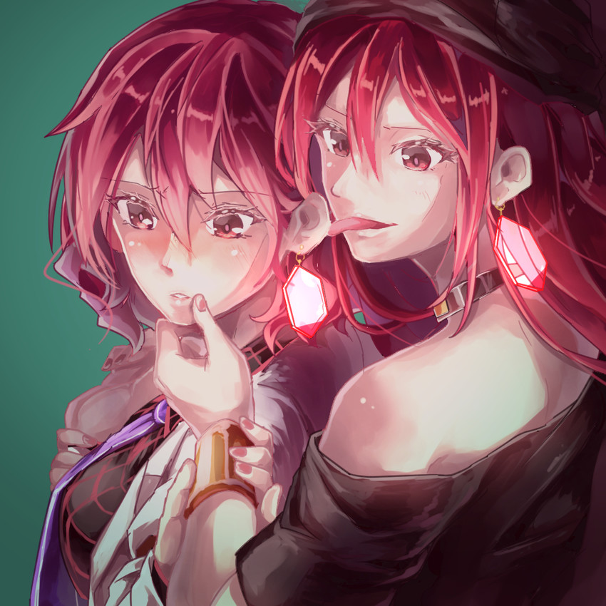 hecatia lapislazuli and horikawa raiko (touhou) drawn by shometsu-kei_no_teruru
