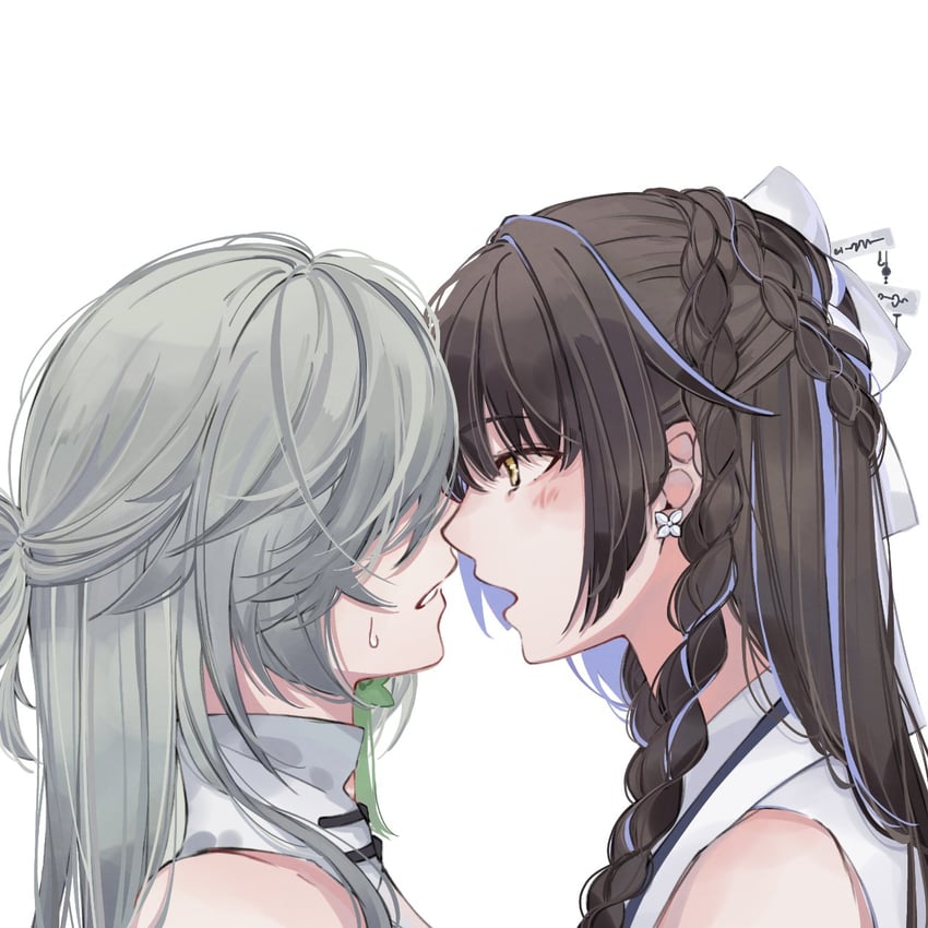 fu hua and lin zhaoyu (honkai and 1 more) drawn by par_sato