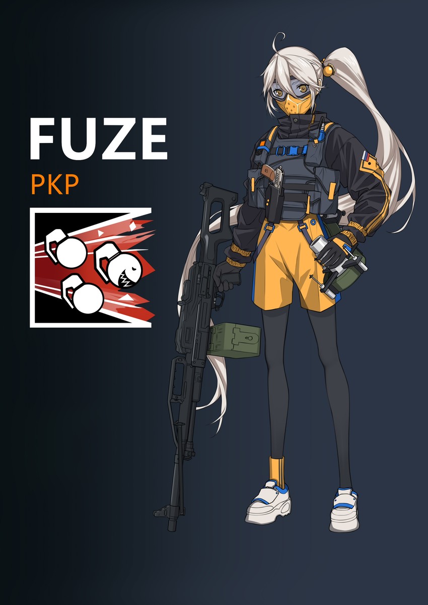 pkp and fuze (girls' frontline and 1 more) drawn by yitiao_er-hua