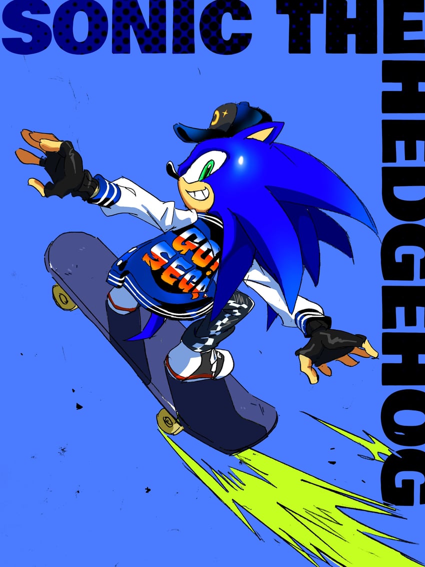 sonic the hedgehog (sonic and 1 more) drawn by tokiwa757